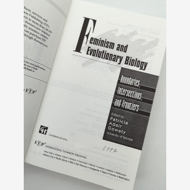 Feminism And Evolutionary Biology Boundaries, Intersections, And Frontiers, Patr by Patricia Adair Gowaty — photo 4