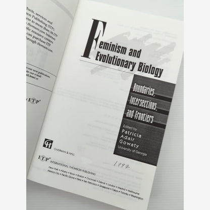 Feminism And Evolutionary Biology Boundaries, Intersections, And Frontiers, Patr by Patricia Adair Gowaty — photo 4