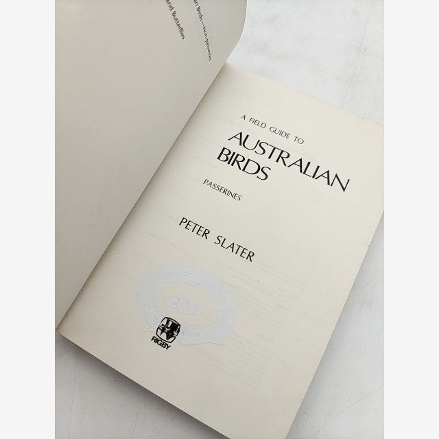 Field Guide To Australian Birds, Volume Two: Passerines by Peter Slater — photo 2