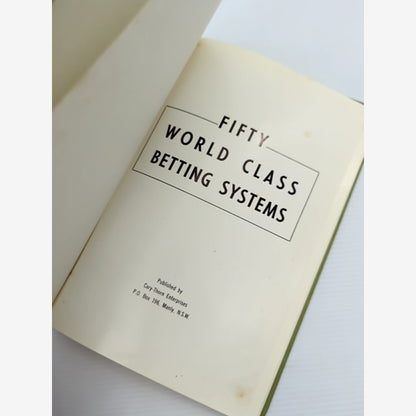 Fifty World Class Betting Systems by Unknown (Cloth) Reference by Unknown — photo 2