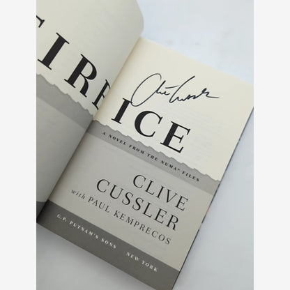 Fire Ice (the Numa Files) by Clive Cussler & Paul Kemprecos, Adventure Signed by Paul Kemprecos, Clive Cussler — photo 2