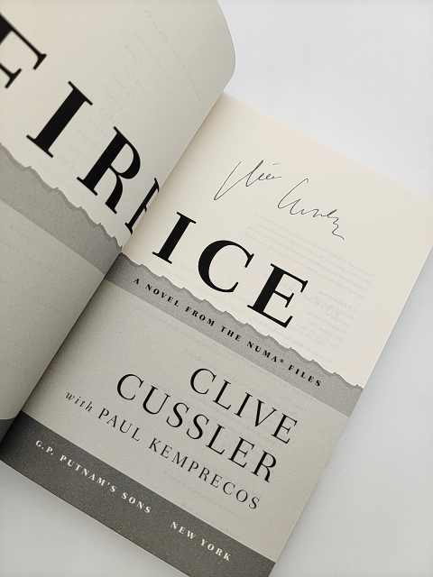 Fire Ice (the Numa Files) by Clive Cussler & Paul Kemprecos, Adventure Signed by Paul Kemprecos, Clive Cussler — photo 2