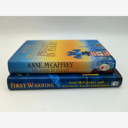 First Warning & Pegasus In Flight by Anne McCaffrey 2x Hardcover Fantasy bundle by Anne McCaffrey — photo 4