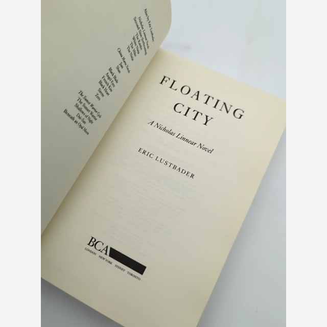 Floating City by Eric Lustbader (Hardcover, 1994) 1st Edition by Eric Lustbader — photo 5