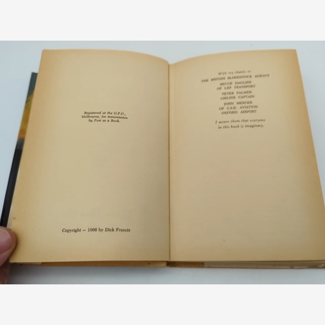 Flying Finish by Dick Francis (Hardcover, 1968) Mystery, Horse Thriller Novel by Dick Francis — photo 3