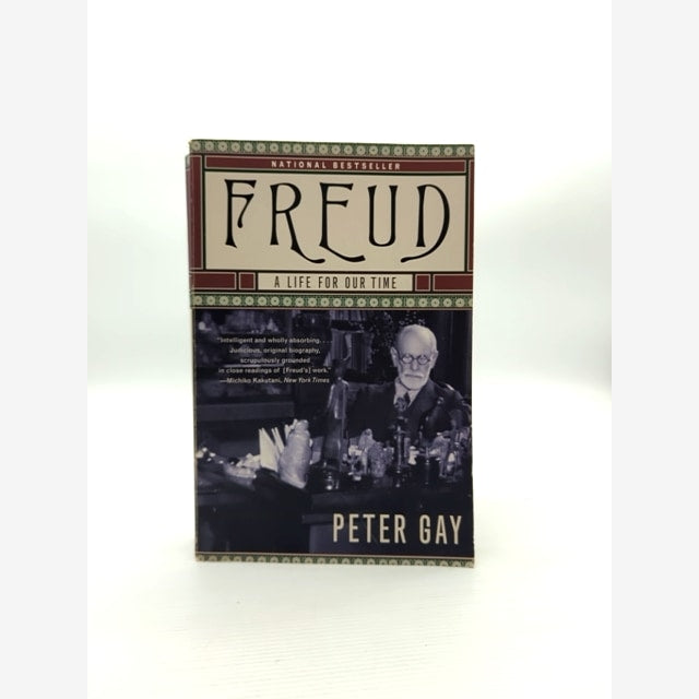 Freud Life For Our Time by Peter Gay (Paperback, 1998) 1st Edition Biography by Peter Gay book cover