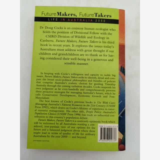 Future Makers, Future Takers: Life In Australia 2050 by Doug Cocks SIGNED by Doug Cocks — photo 6