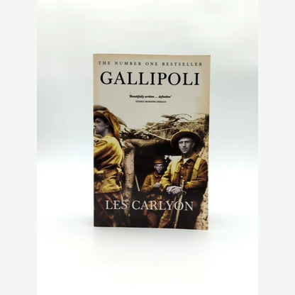 Gallipoli by Les Carlyon (Trade Paperback, 2002) 1st Edition World War I by Les Carlyon book cover
