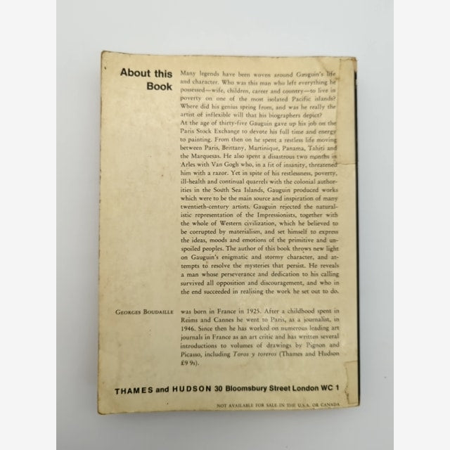 Gauguin by Georges Boudaille (Paperback, 1964) Art History by Georges Boudaille — photo 6