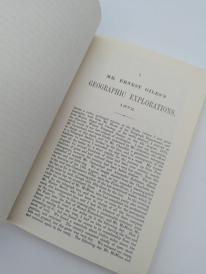Geographic Travels In Central Australia From 1872 To 1874 by Ernest Giles Expl.. by Ernest Giles — photo 3