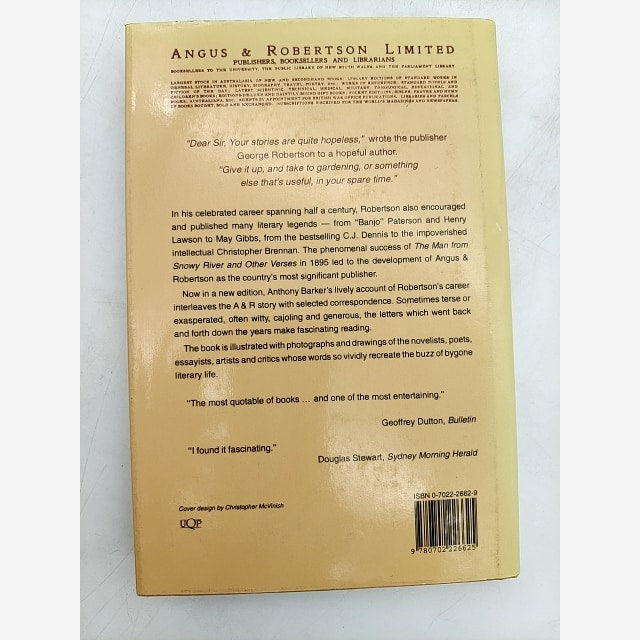 George Robertson: Publishing Life In Letters by Anthony Barker, Publishing by Anthony Barker — photo 6