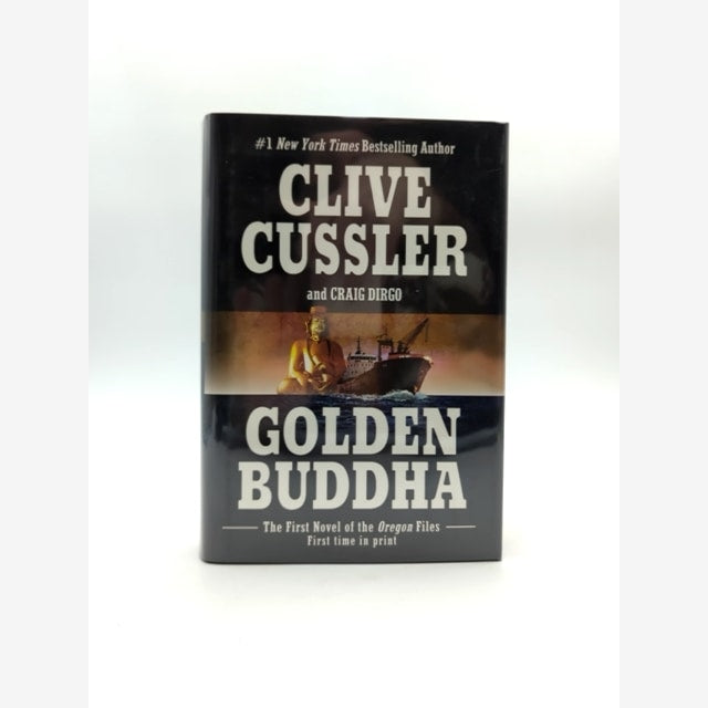 Golden Buddha (the Oregon Files) by Clive Cussler, Adventure Signed by Clive Cussler book cover