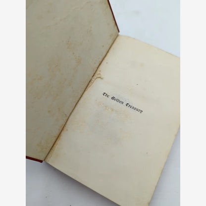 Golden Treasury Of Songs Lyrics by Francis T Palgrave (Cloth, 1907) by Francis T Palgrave — photo 6
