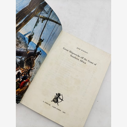 Great Shipwrecks off the Coast of Southern Africa by Jose Burman (Cloth, 1967) by Jose Burman — photo 5