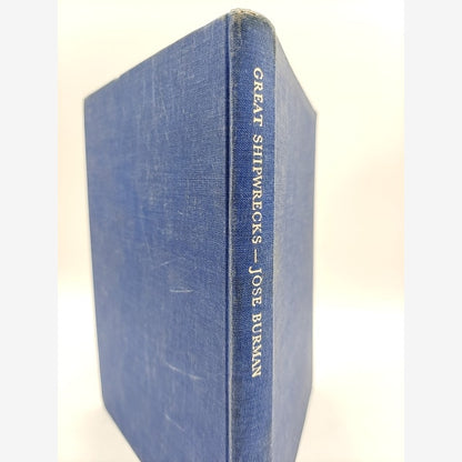 Great Shipwrecks off the Coast of Southern Africa by Jose Burman (Cloth, 1967) by Jose Burman book cover