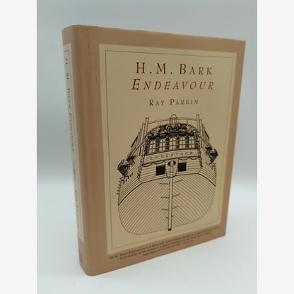 H. M. Bark Endeavour by Ray Parkin (Hardcover, 2003) With Maps, Aus History by Ray Parkin book cover