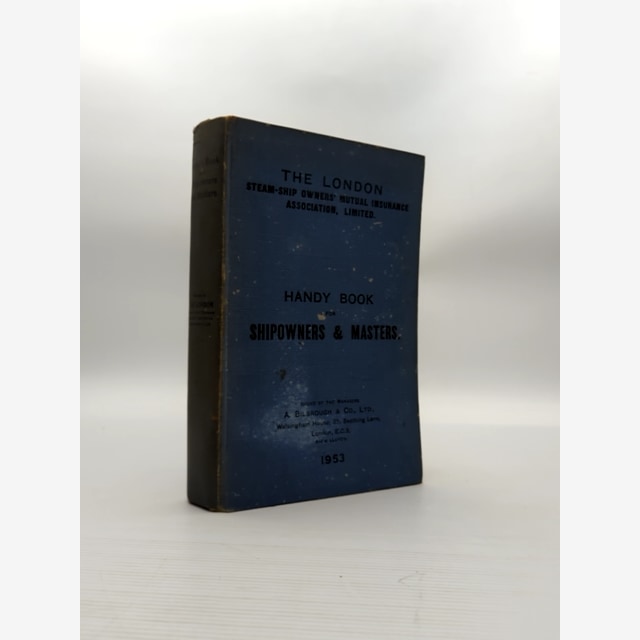 Handy Book For Shipowners And Masters by H Holman (Hardcover, 1953) by H Holman book cover
