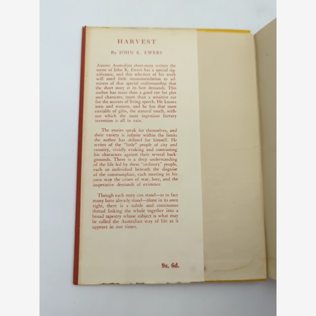 Harvest And Other Stories by John K Ewers (Hardcover, 1949) by John K Ewers — photo 4