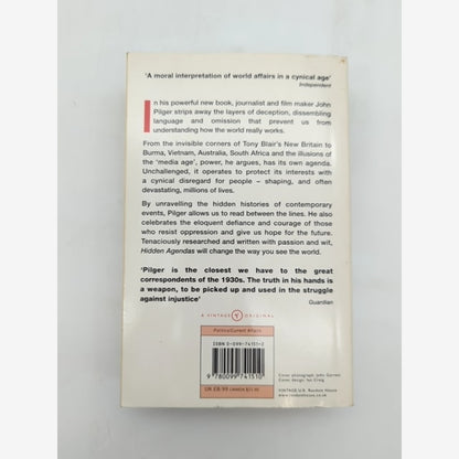 Hidden Agendas by John Pilger (Paperback, 1998) 1st Edition Current Affairs by John Pilger — photo 5