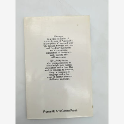 Hostages by Fay Zwicky (Paperback, 1983) 1st Edition by Fay Zwicky — photo 6