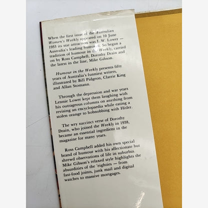 Humour In The Weekly by O'Neil Currey (Hardcover, 1983) 1st Edition Humour by O'Neil Currey — photo 3