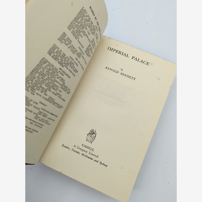 Imperial Palace by Arnold Bennett (Hardcover, 1931) by Arnold Bennett — photo 4