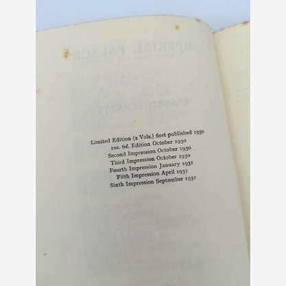 Imperial Palace by Arnold Bennett (Hardcover, 1931) by Arnold Bennett — photo 5