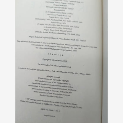 In Defence Of Food: The Myth Of Nutrition And The Pleasures Of Eating, Michael P — photo 5