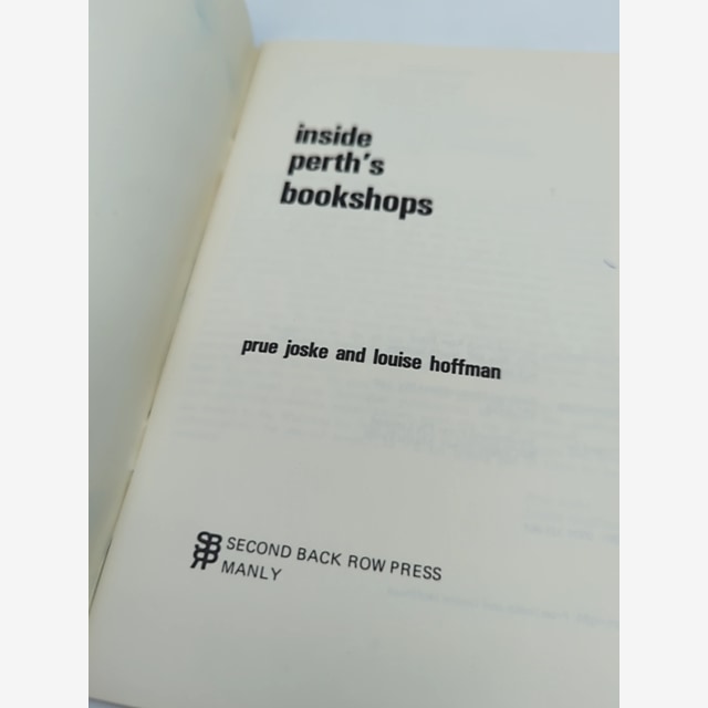 Inside Perth's Bookshops by Louise Joske Prue And Hoffman 0909325065 by Louise Joske Prue And Hoffman — photo 3