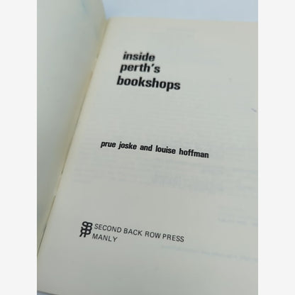 Inside Perth's Bookshops by Louise Joske Prue And Hoffman 0909325065 by Louise Joske Prue And Hoffman — photo 3