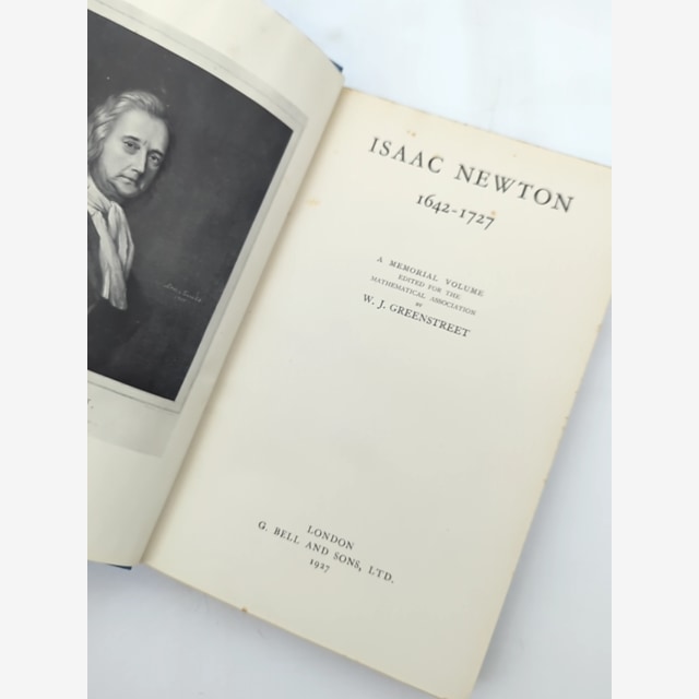Isaac Newton 1642-1727 by W J Greenstreet (Cloth, 1927) by W J Greenstreet — photo 2