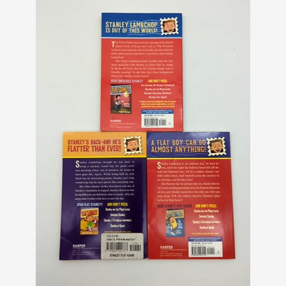Jeff Brown 3x Bundle Flat Stanley; Stanley, Flat Again!; Stanley in Space by Jeff Brown — photo 5