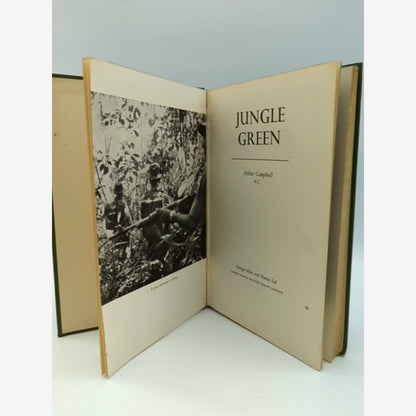 Jungle Green by Arthur Campbell (Hardcover, 1953) Military Warfare Training by Arthur Campbell book cover