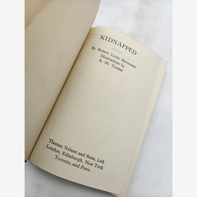 Kidnapped by Robert Louis Stevenson (Cloth, 1920) 18th-century Scotland — photo 4