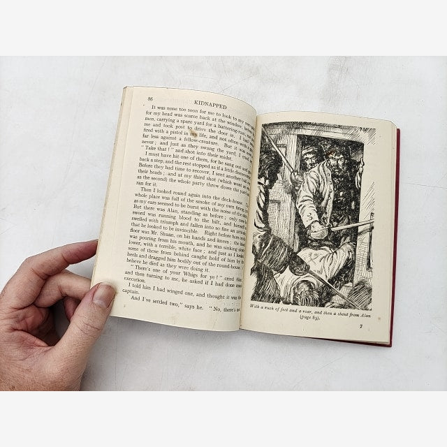 Kidnapped by Robert Louis Stevenson (Cloth, 1920) 18th-century Scotland — photo 5