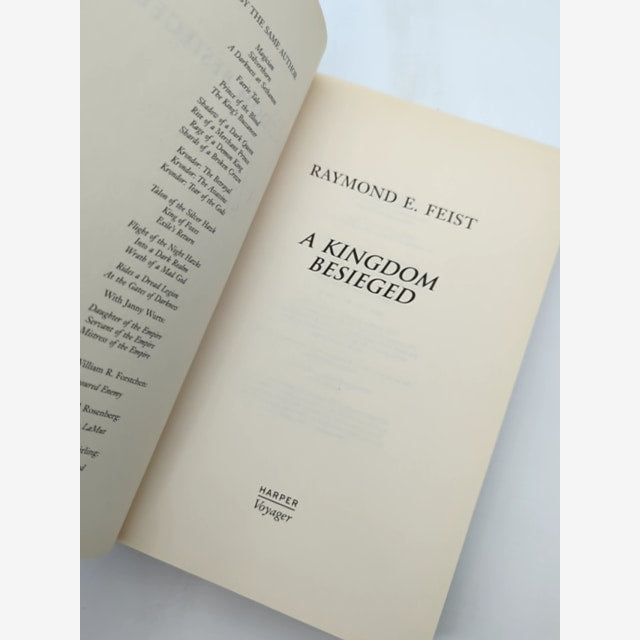 Kingdom Besieged by Raymond E. Feist (Hardcover, 2011) 1st Edition Fantasy by Raymond E. Feist — photo 4
