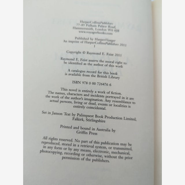 Kingdom Besieged by Raymond E. Feist (Hardcover, 2011) 1st Edition Fantasy by Raymond E. Feist — photo 5