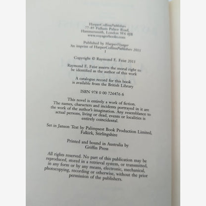 Kingdom Besieged by Raymond E. Feist (Hardcover, 2011) 1st Edition Fantasy by Raymond E. Feist — photo 5