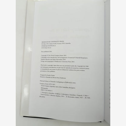 Legendary Tales Of The Australian Aborigines by David Unaipon by David Unaipon — photo 5