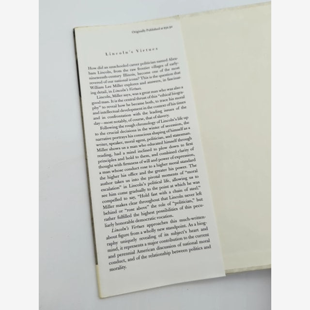 Lincoln's Virtues: An Ethical Biography by William Lee Miller, American History by Not Available — photo 4