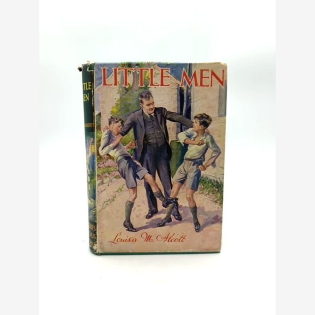 Little Men Louisa M Alcott Hardcover Children's Literature by Louisa M Alcott book cover