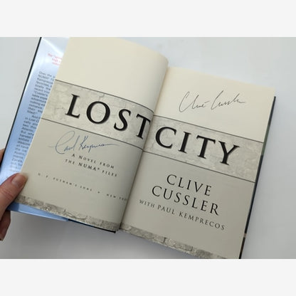 Lost City: From The Numa Files Kurt Austin by Clive Cussler, Adventure Signed by Paul Kemprecos, Clive Cussler — photo 2
