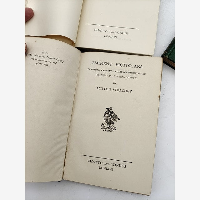 Lytton Strachey Bundle x3: Eminent Victorians; Queen Victoria; Elizabeth… by Lytton Strachey — photo 4