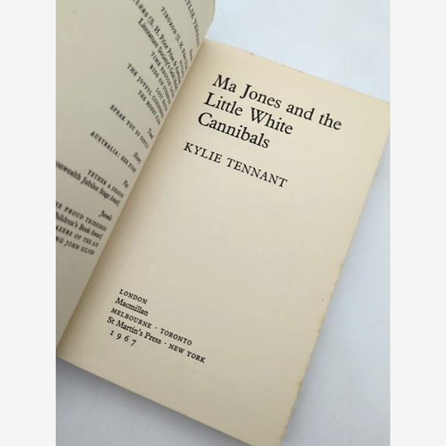 Ma Jones And The Little White Cannibals by Kylie Tennant (Hardcover, 1967) by Kylie Tennant — photo 4