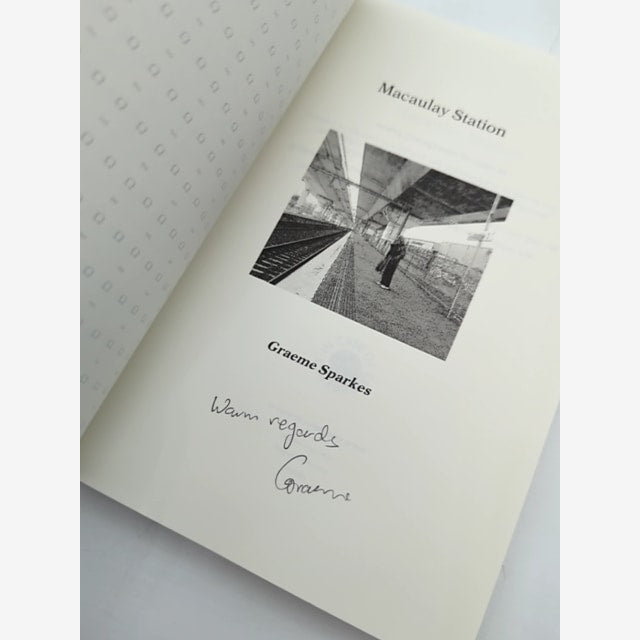 Macaulay Station by Graeme Sparkes (Trade Paperback, 2019) Signed by Graeme Sparkes — photo 4