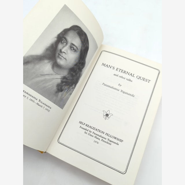 Man's Eternal Quest by Paramahansa Yogananda (Hardcover, 1975) 1st Edition by Paramahansa Yogananda — photo 3