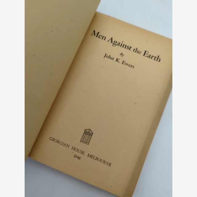 Men Against The Earth by John K Ewers (Hardcover, 1946) by John K Ewers — photo 5