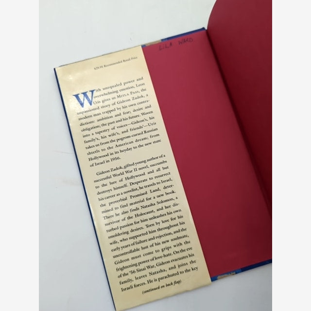 Mitla Pass by Leon Uris (Hardcover, 1988) by Ross R. Pelton — photo 4