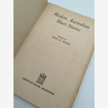 Modern Australian Short Stories by John K Ewers (Hardcover, 1965) by John K Ewers — photo 5
