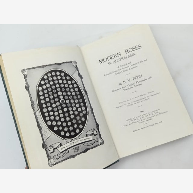 Modern Roses In Australasia by B V Rossi (Hardcover, 1930) by B V Rossi — photo 5